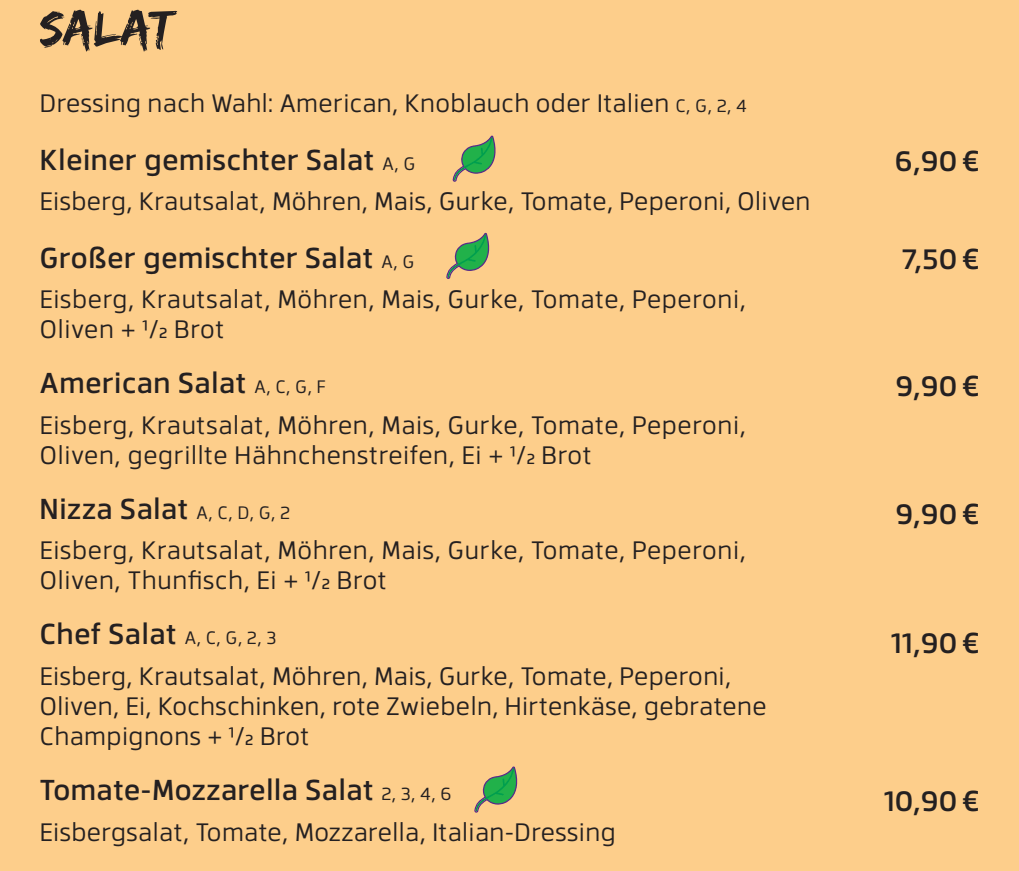 Zusatzstoffe & Allergikerhinweise